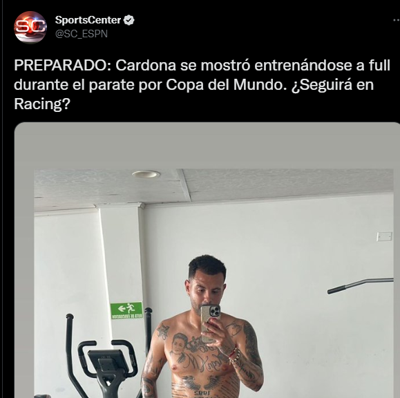 Impactante El cambio físico que sufrió Edwin Cardona El Intransigente