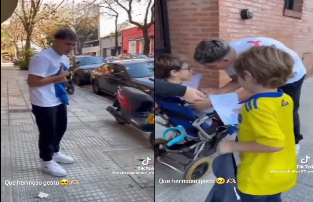 Video El Gran Gesto Del Changuito Zeballos Con Un Hincha De Boca El