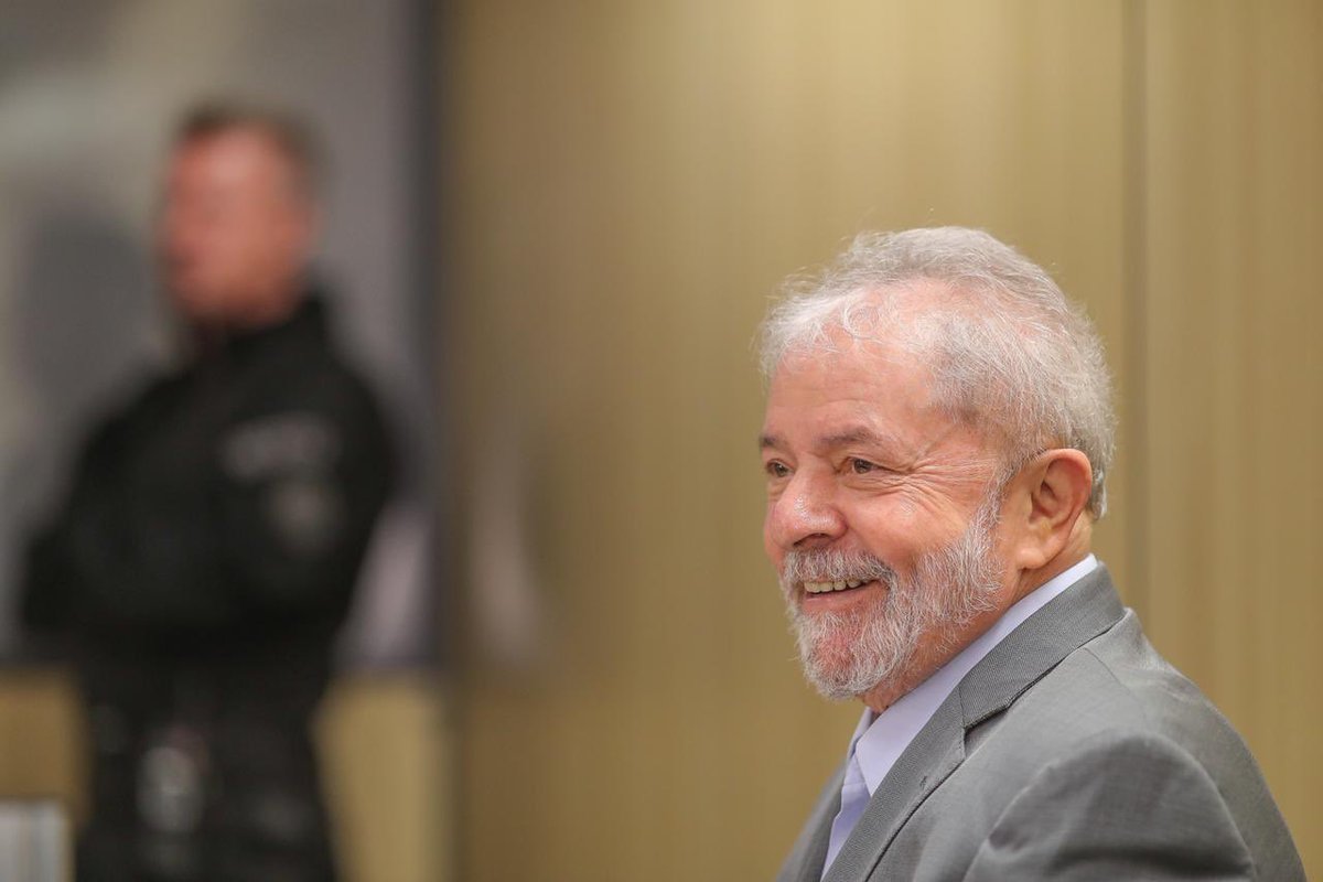 El ex mandatario brasileño recibió una condena de ocho años. Fuente: Twitter Lula