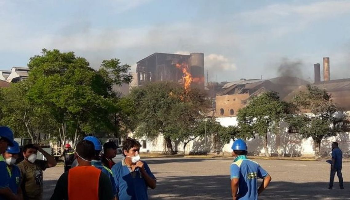 Resultado de imagen para Incendio en un ingenio de Jujuy