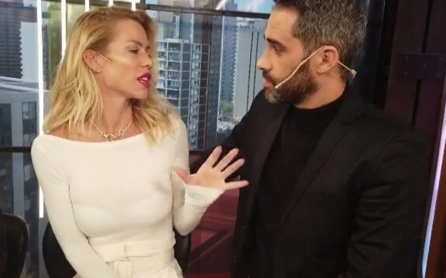 Pollo Alvarez y Nicole Neumann