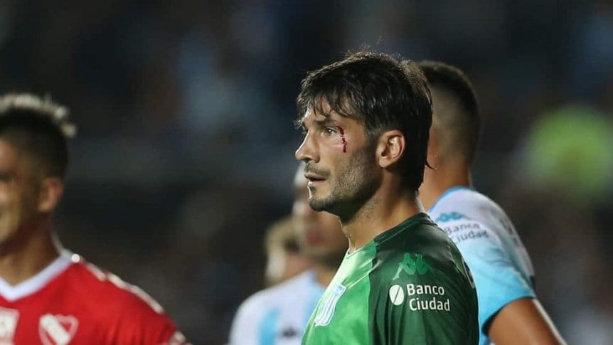 Javi García, joggin, Racing, Arquero, Clásico