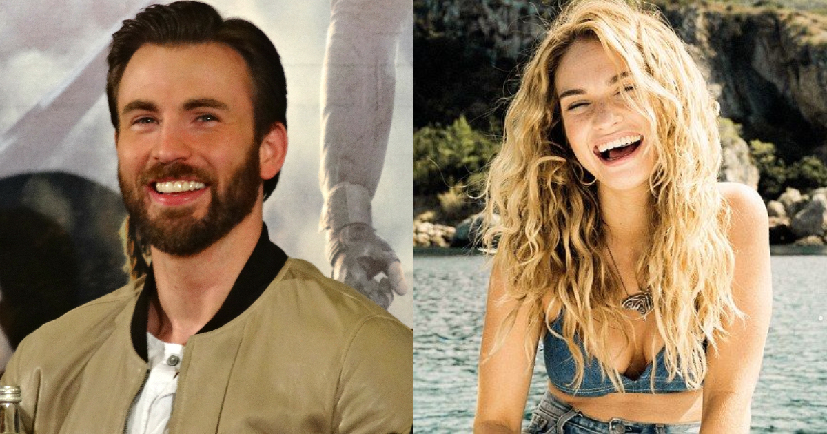 Pese a las críticas, Chris Evans y Lily James volvieron a mostrarse