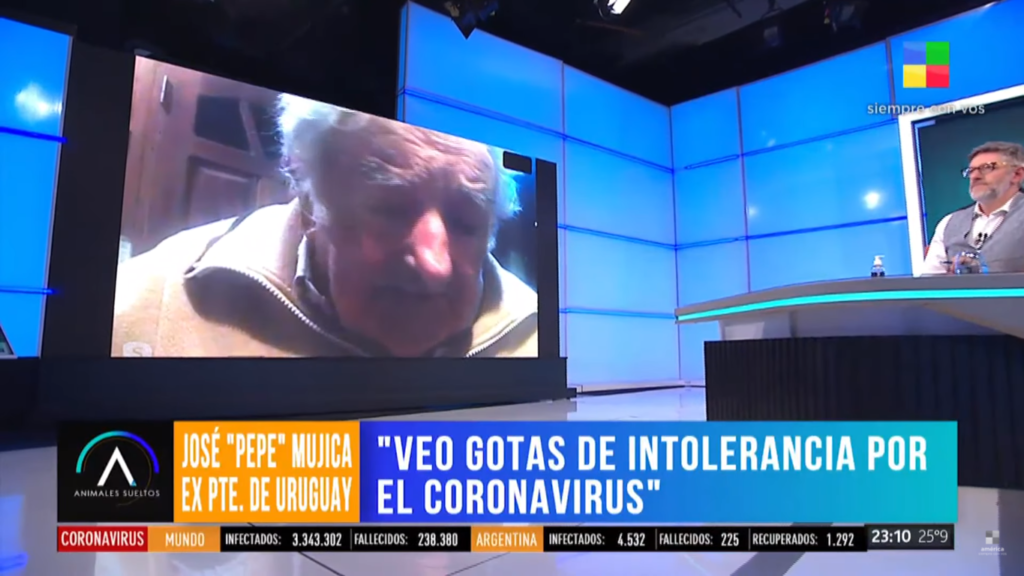 Pepe Mujica con Luis Novaresio