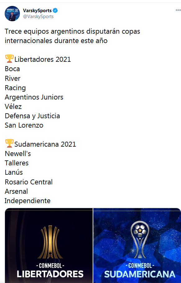 Copa Libertadores Y Sudamericana Estos Son Todos Los Clasificados Luego Del Titulo De Defensa Y Justica Deportes El Intransigente