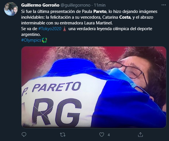 Di Todo Lo Que Pude La Emotiva Despedida De Paula Pareto En Su Retiro De Los Juegos Olimpicos Deportes El Intransigente
