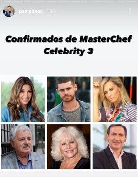 MasterChef Celebrity 3: Se conocieron los primeros participantes confirmados  ESPECTÁCULO El Intransigente