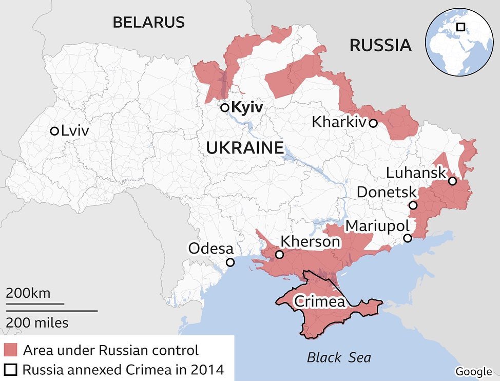 El Mapa De La Guerra En Ucrania Cómo Es El Avance De Rusia A Una Semana Del Inicio De La 6729