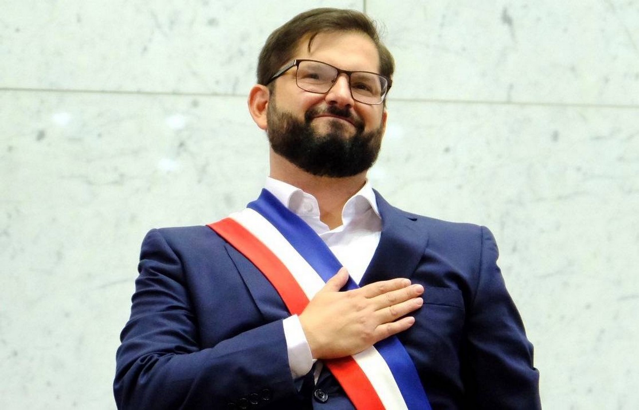 Gabriel Boric asumió como nuevo presidente de Chile el mandatario más