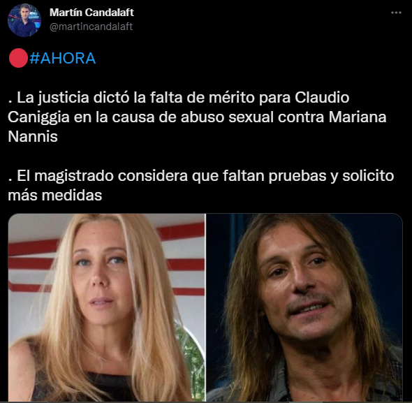 La Justicia Dictó Falta De Mérito Para Claudio Caniggia Tras La