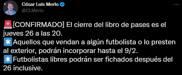 ¿Cuando Cierra El Libro De Pases En La Liga Profesional? - El Intransigente