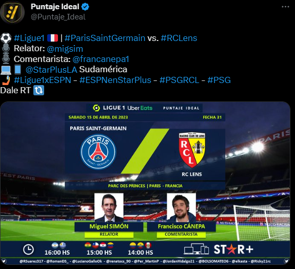 Time, TV and formations for the match between PSG and Lens SPORTS The Intransigent