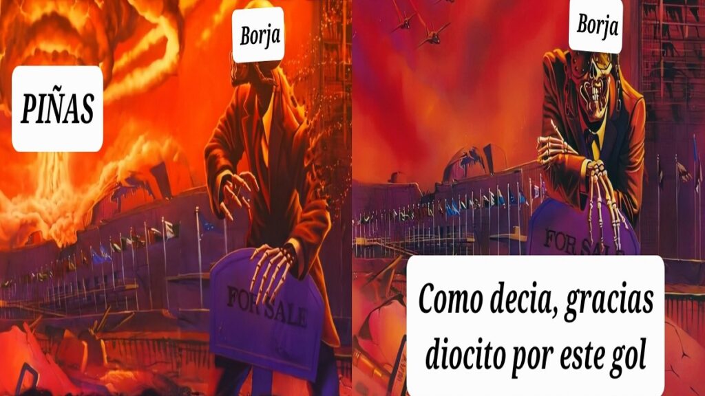 Mientras peleaban los planteles de River y Boca, Borja festejaba: los ...