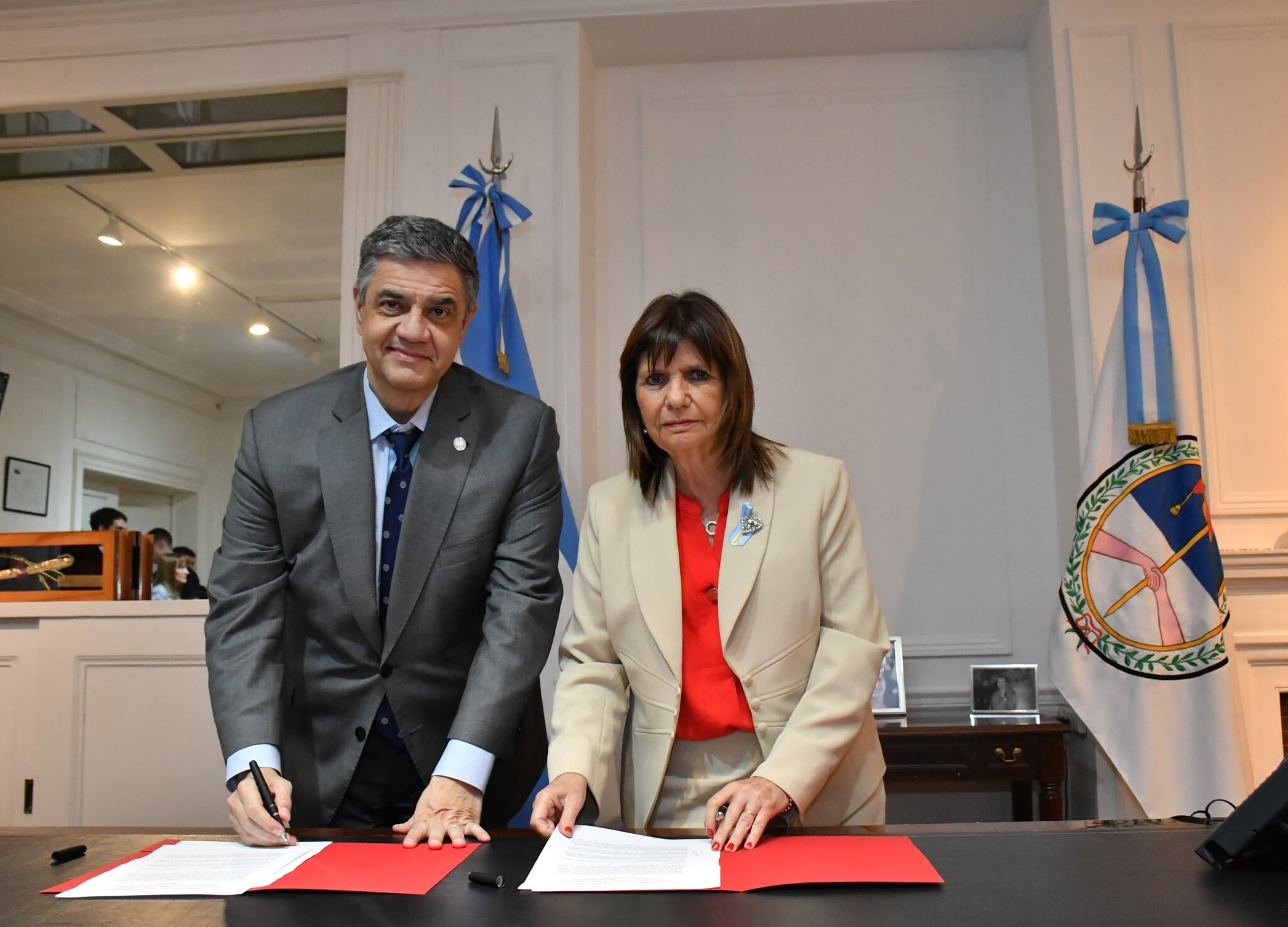 Patricia Bullrich y Jorge Macri