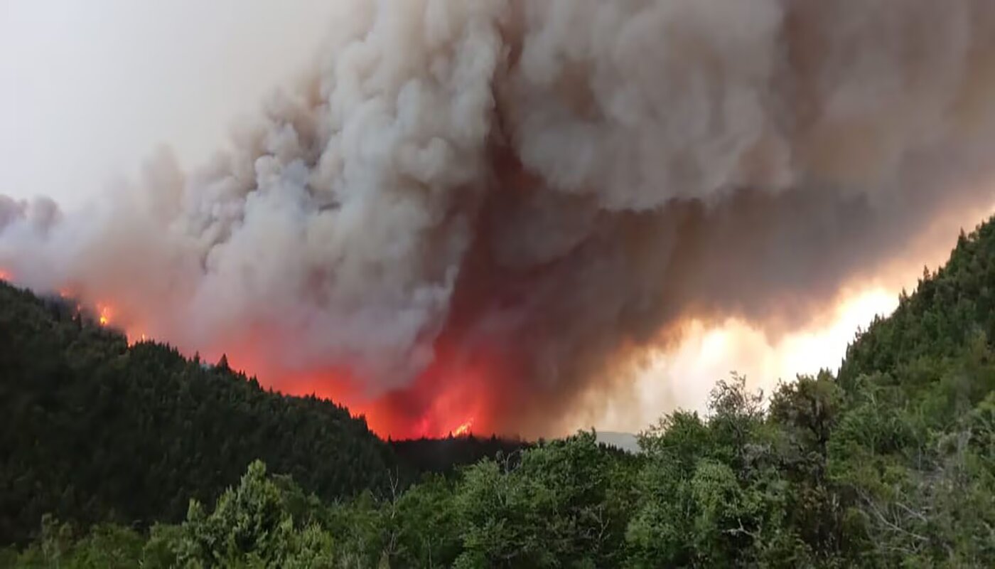 incendio en Chubut