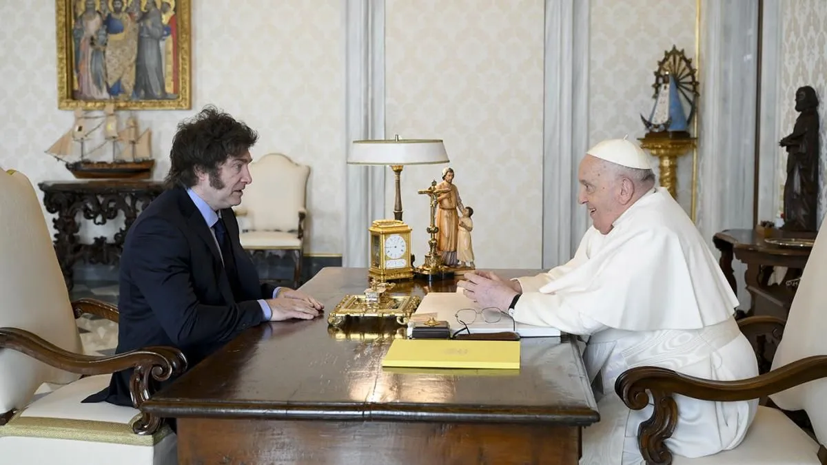 Milei papa Francisco