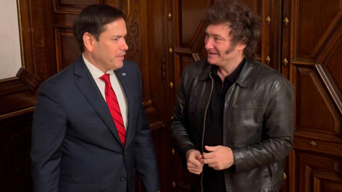 Embajada argentina, Milei y Rubio