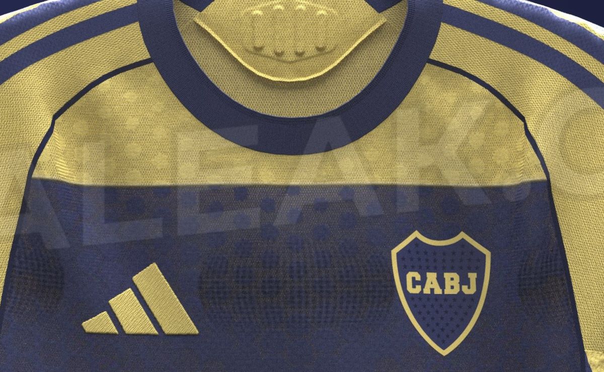 Camiseta suplente Boca Mundial de Clubes