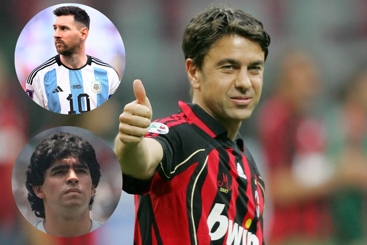 Costacurta sobre Messi y Maradona