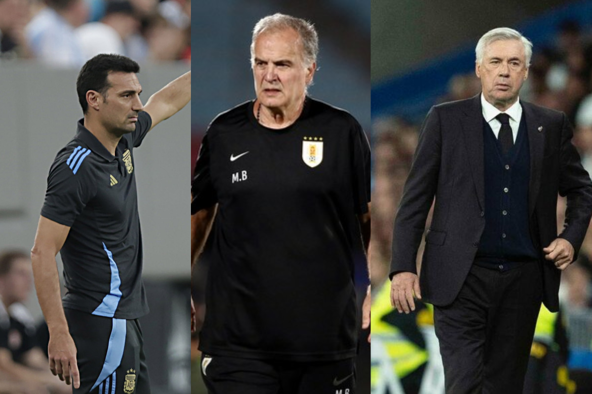Scaloni, Bielsa y Ancelotti