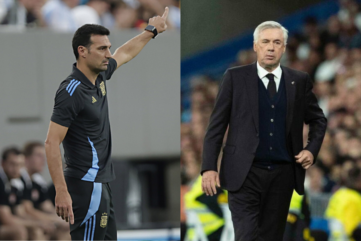 Scaloni y Ancelotti