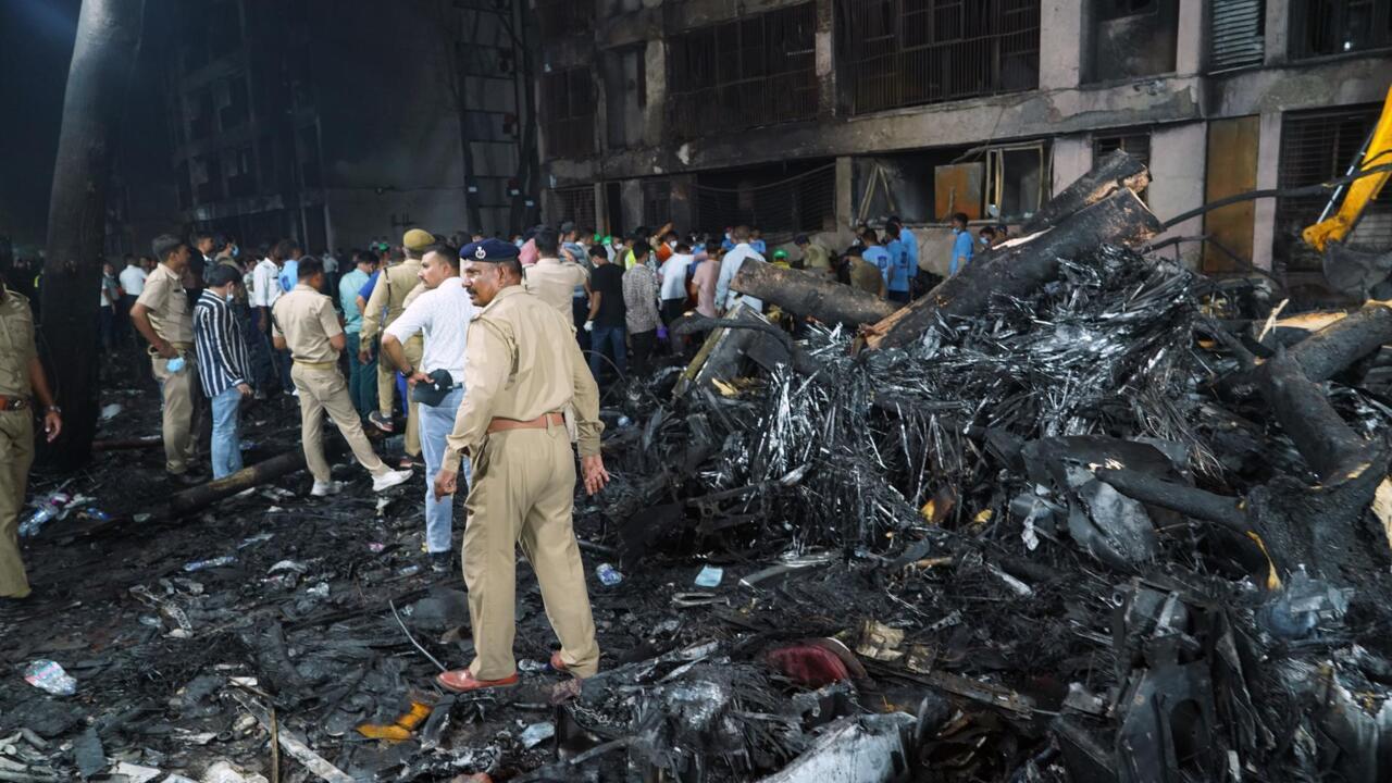 Accidente aéreo en India