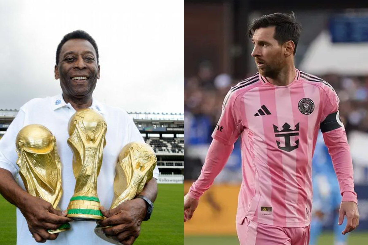 Pelé y Messi