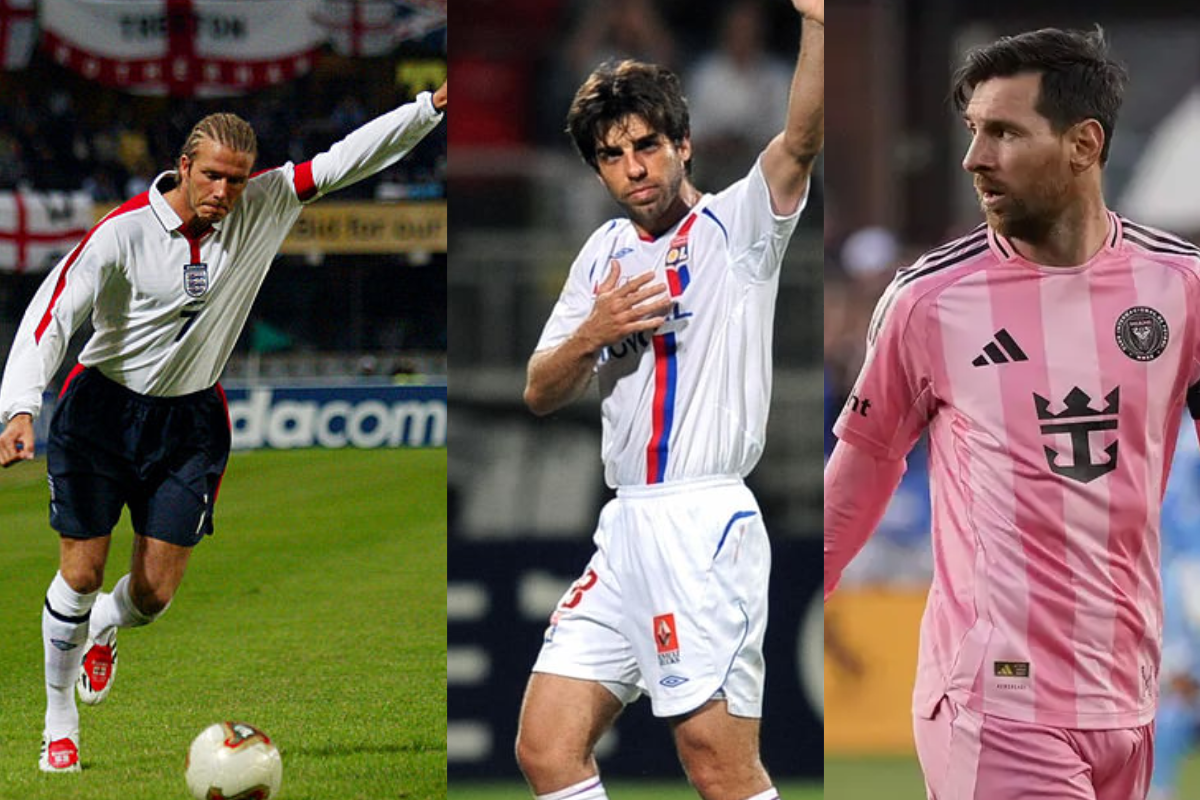 Messi, Beckham y Juninho