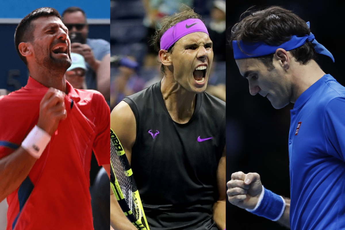 Djokovic, Nadal y Federer