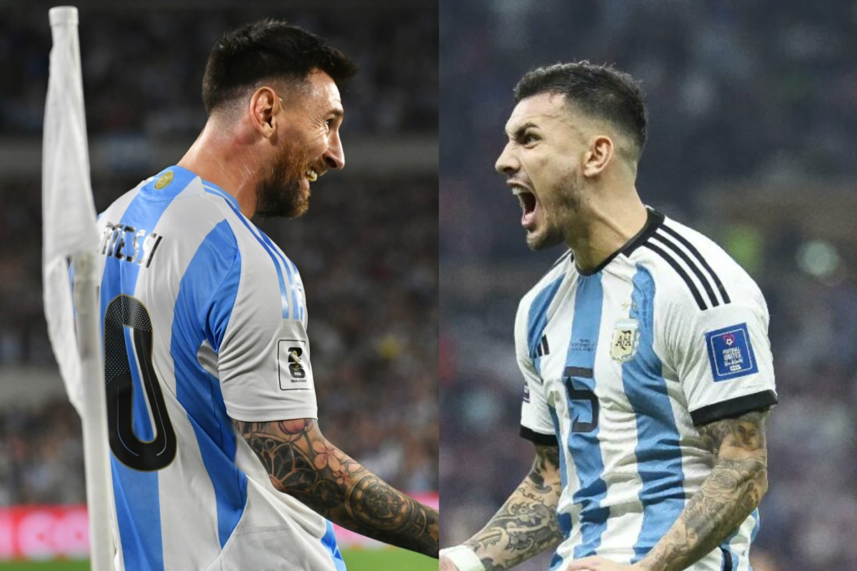 Messi y Paredes