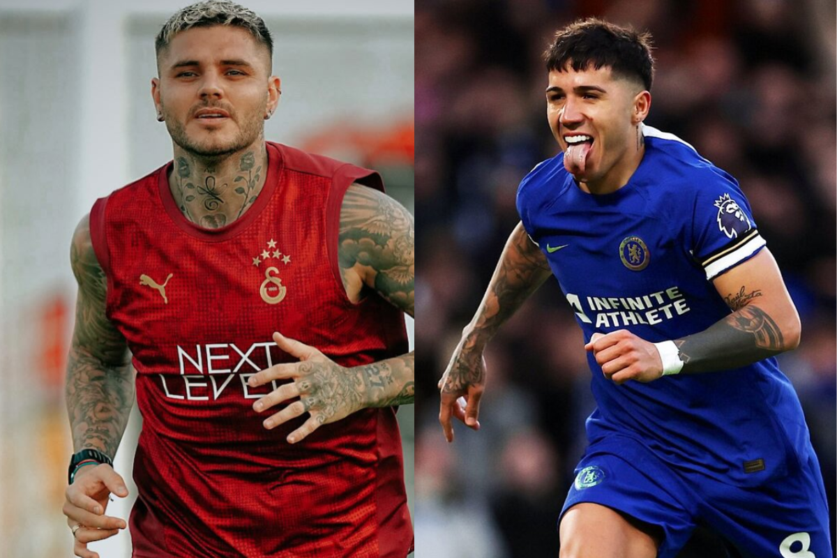 Icardi y Enzo Fernández
