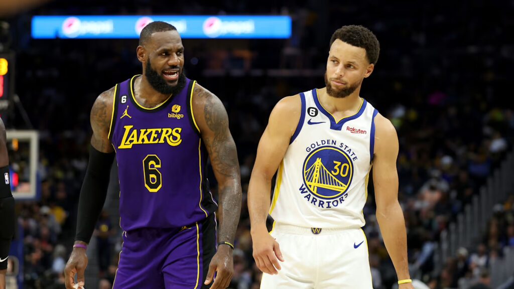 LeBron James y Curry