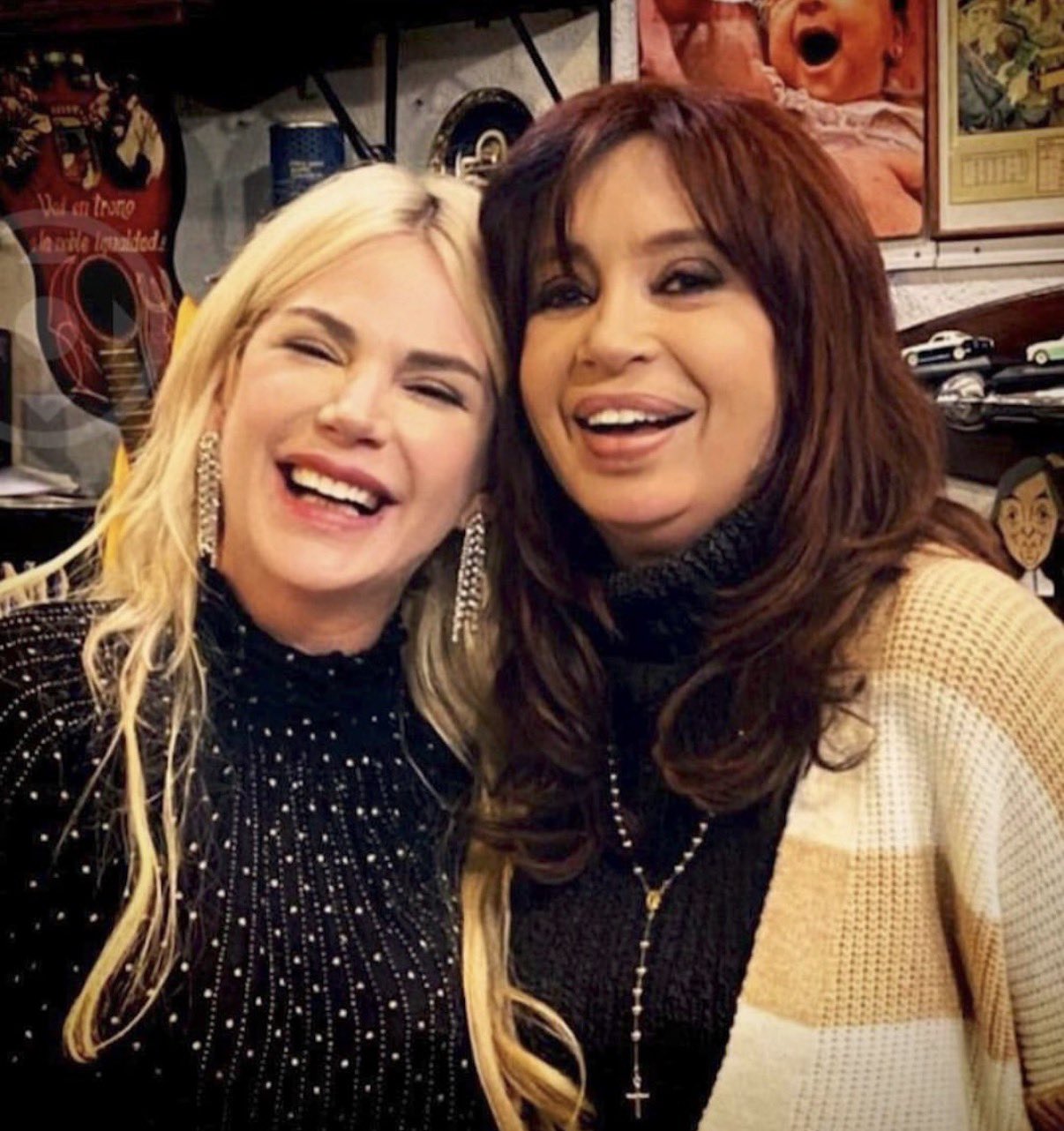 Cristina Kirchner y Esmeralda Mitre