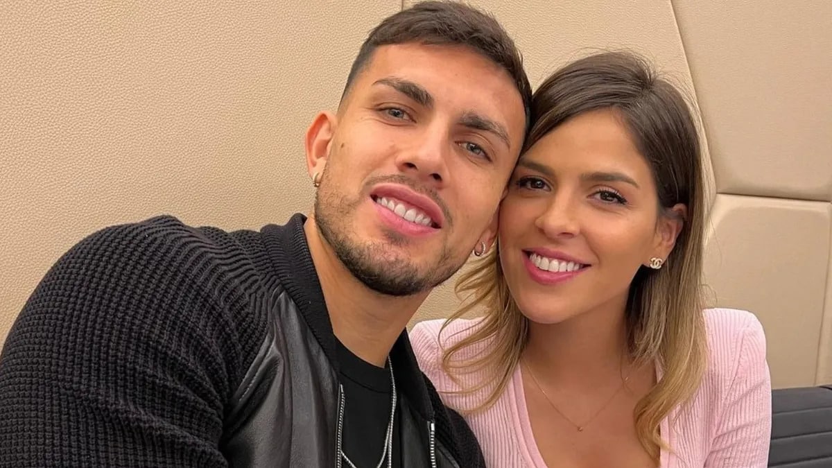 Camila Galante y Leandro Paredes