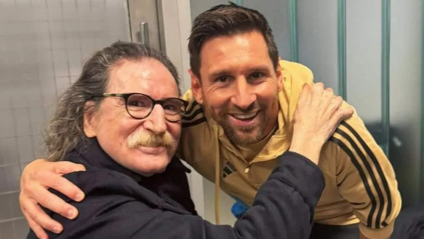 Charly García y Messi
