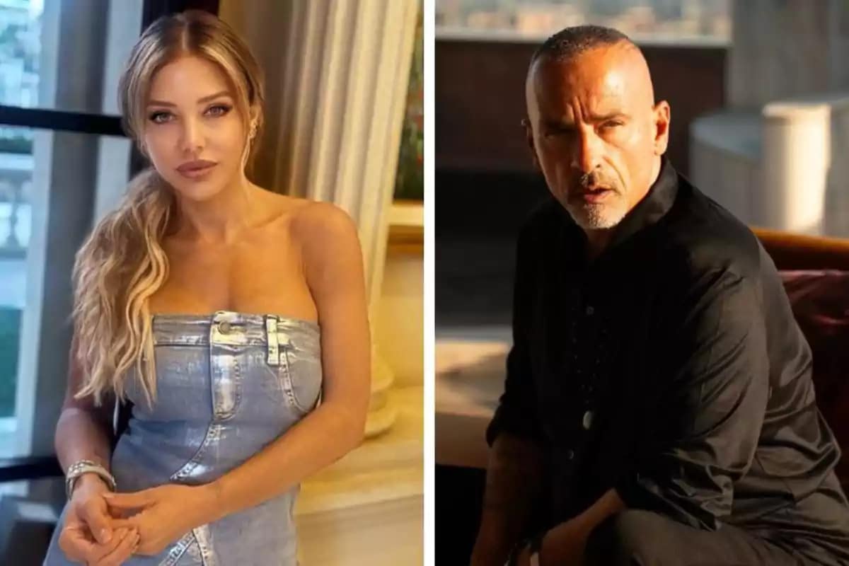 Evangelina Anderson y Eros Ramazzotti