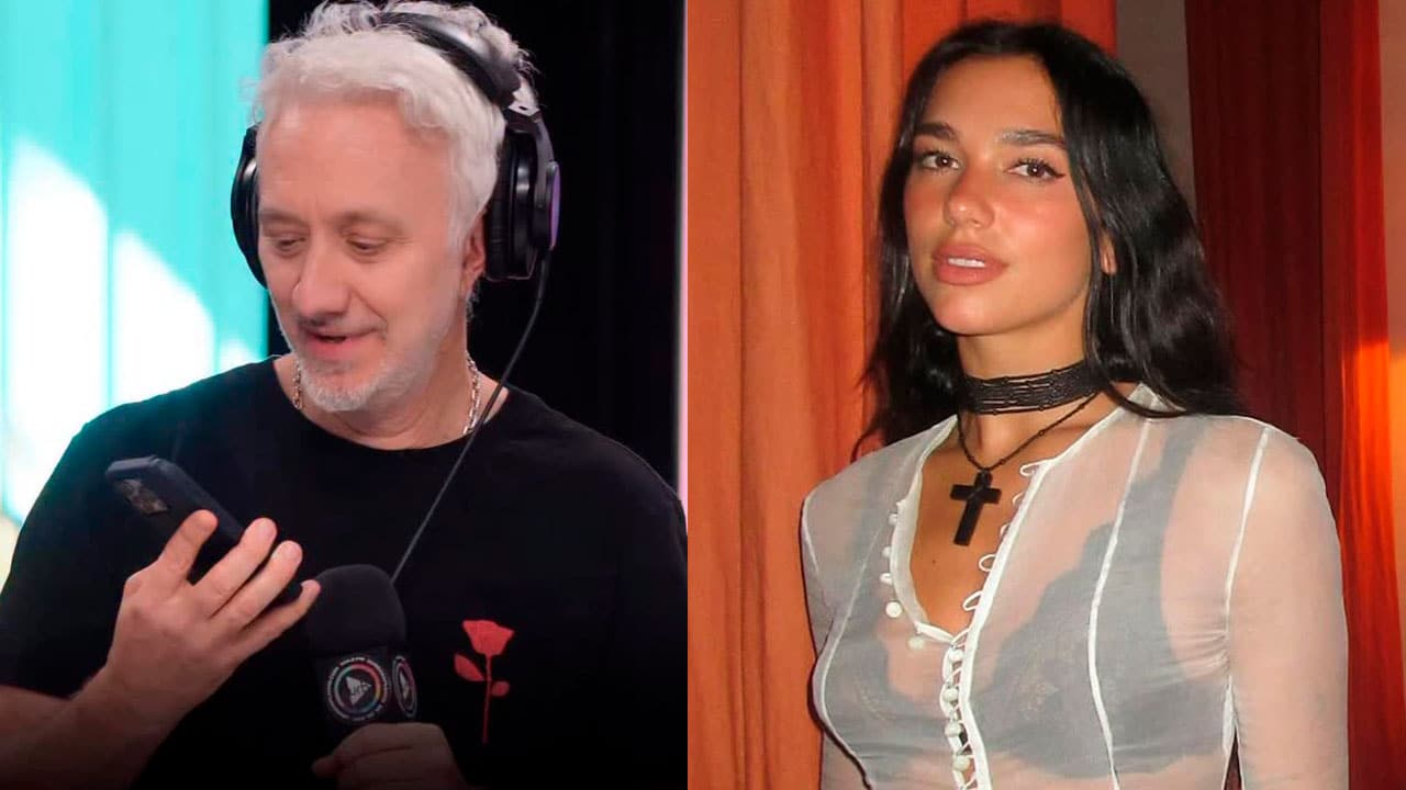 Andy Kusnetzoff y Dua Lipa