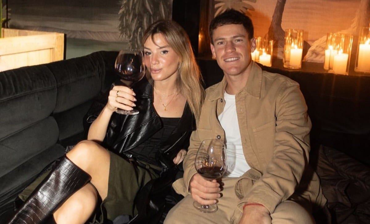 Diego Schwartzman y Eugenia de Martino
