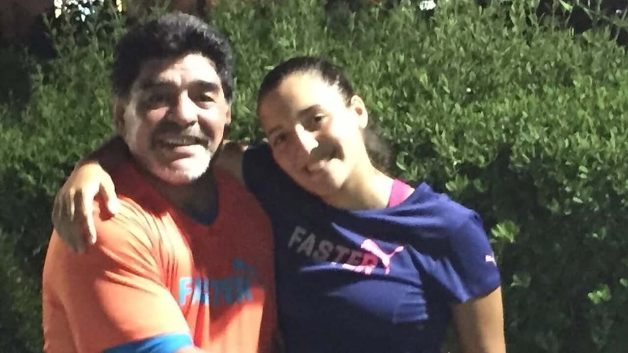Diego y Jana Maradona
