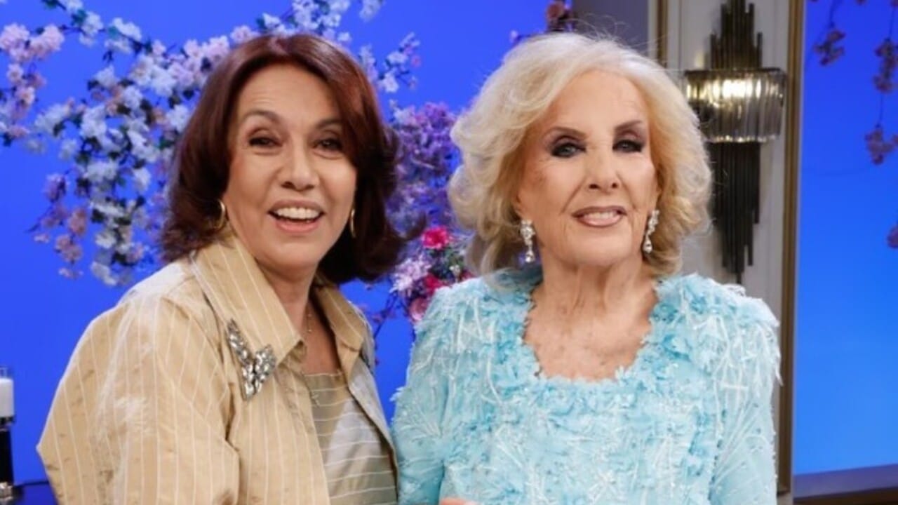 Nora Cárpena y Mirtha Legrand