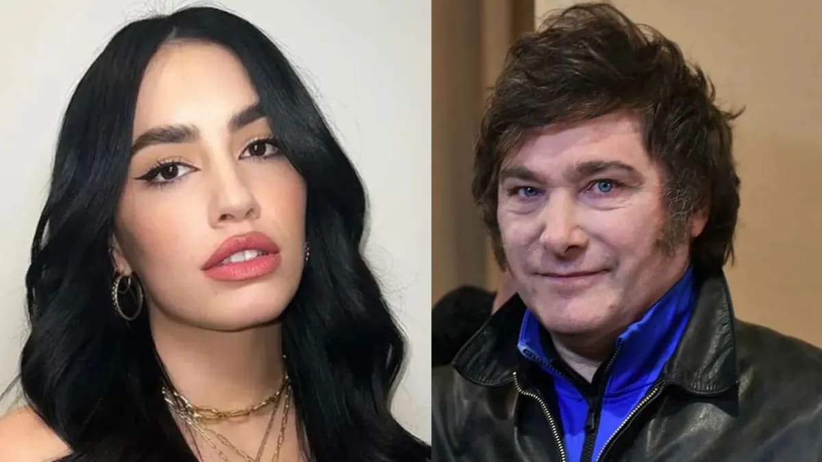 Lali Espósito y Javier Milei