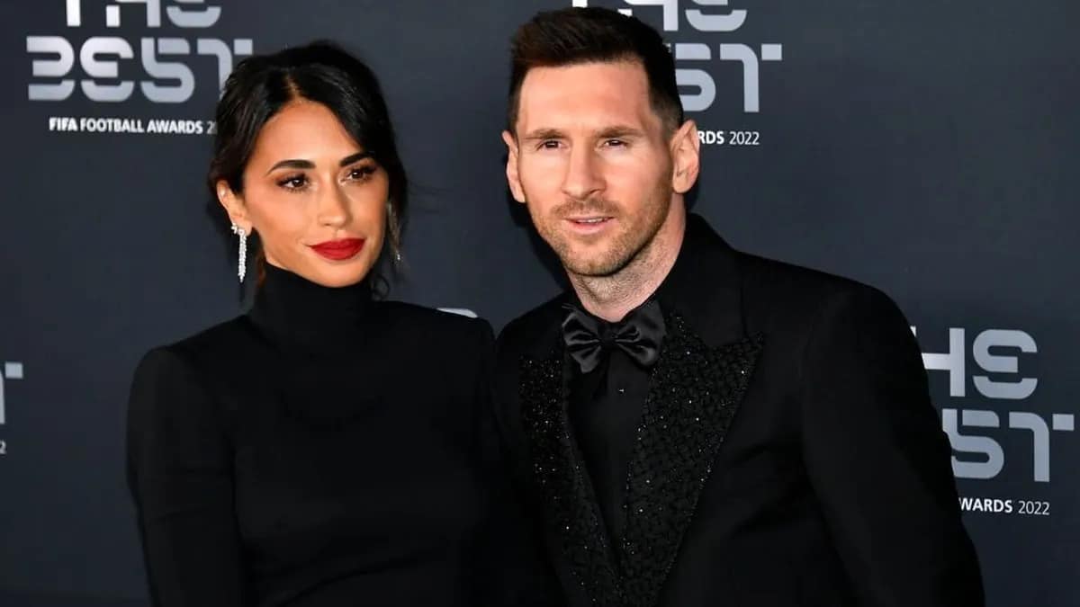 Lionel Messi y Antonella Roccuzzo