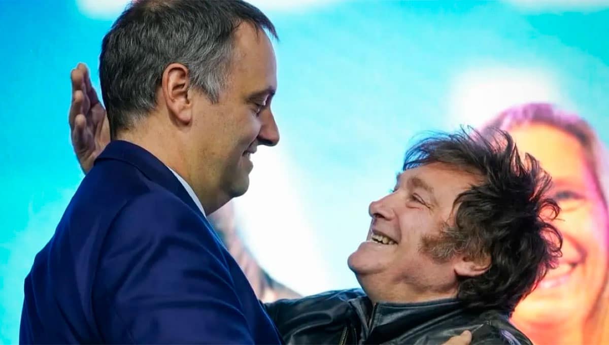 Javier Milei Manuel Adorni