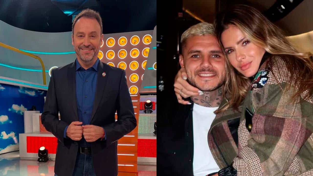 Adrián Pallares China Suárez y Mauro Icardi