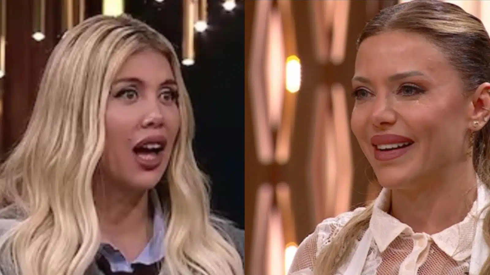 Wanda Nara y Evagenlina Anderson