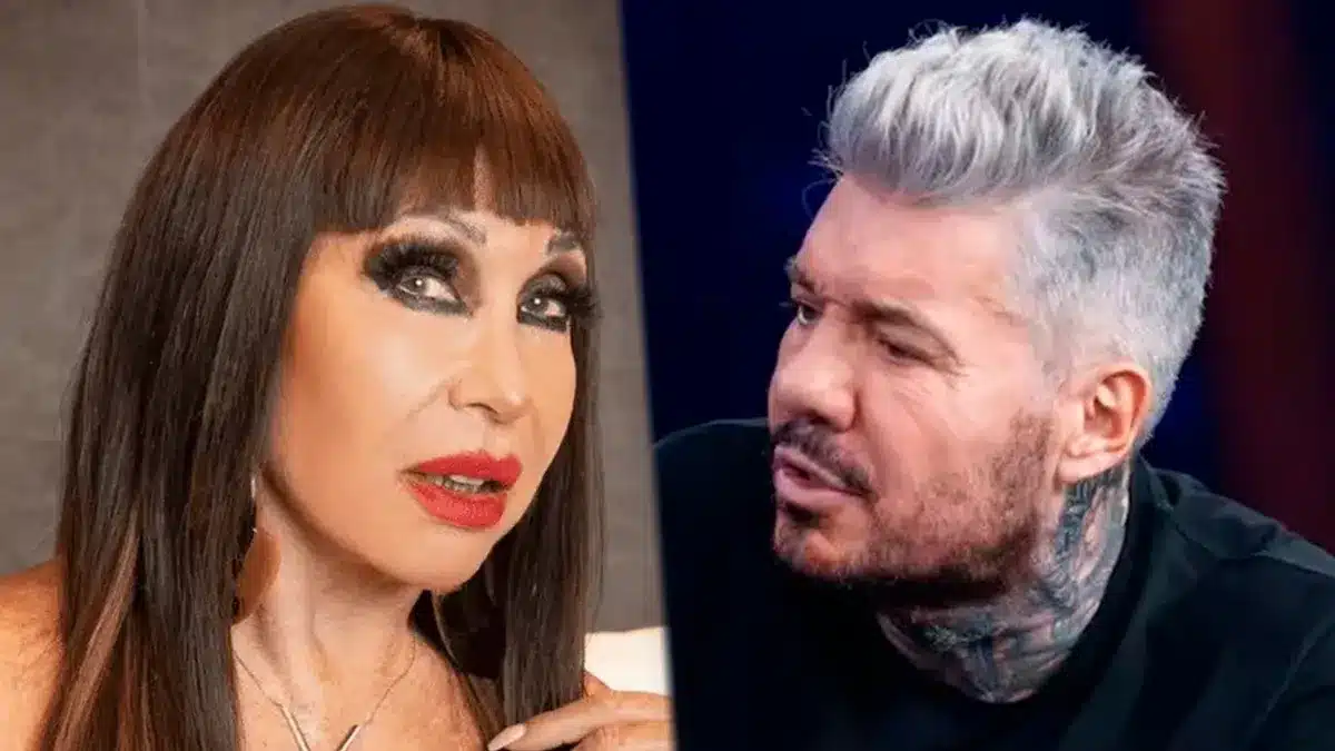 Moria Casán y Marcelo Tinelli