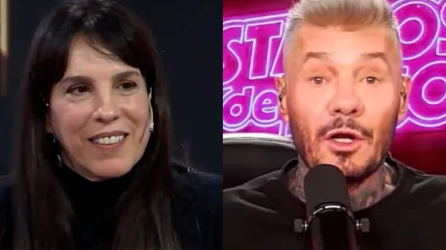 Paula Robles y Marcelo Tinelli