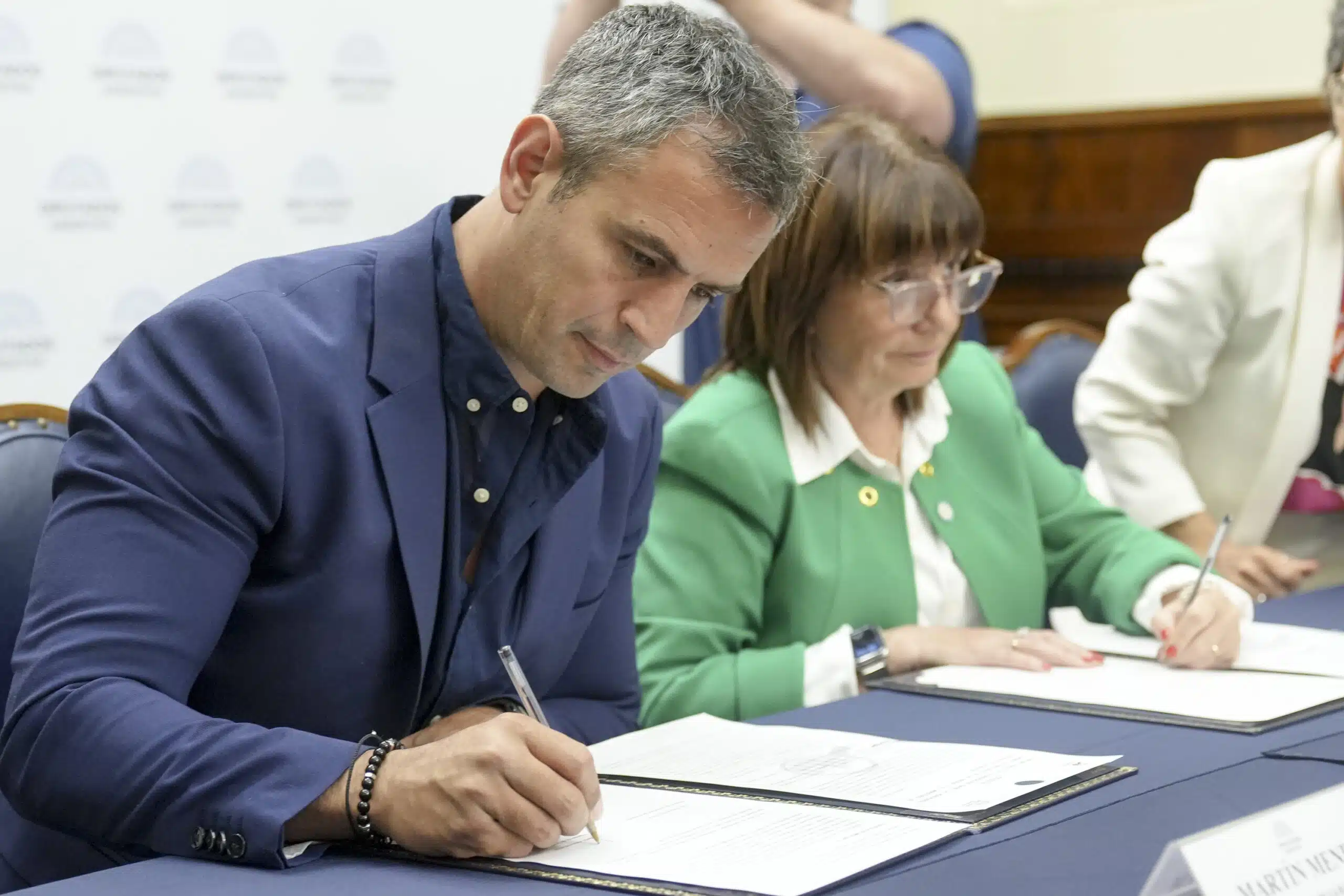 Patricia Bullrich y Martín Menem