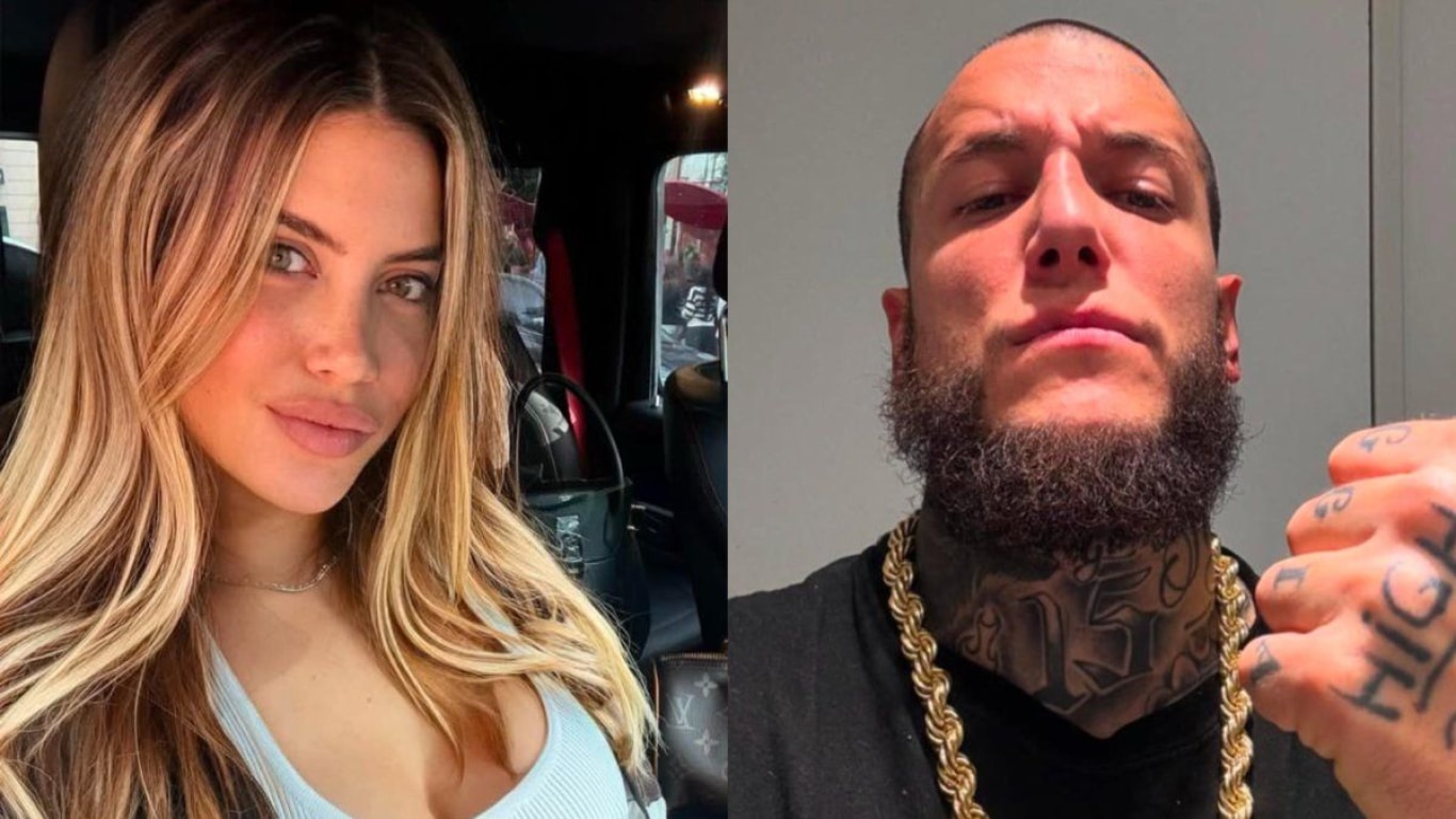 Wanda Nara y Alex Caniggia