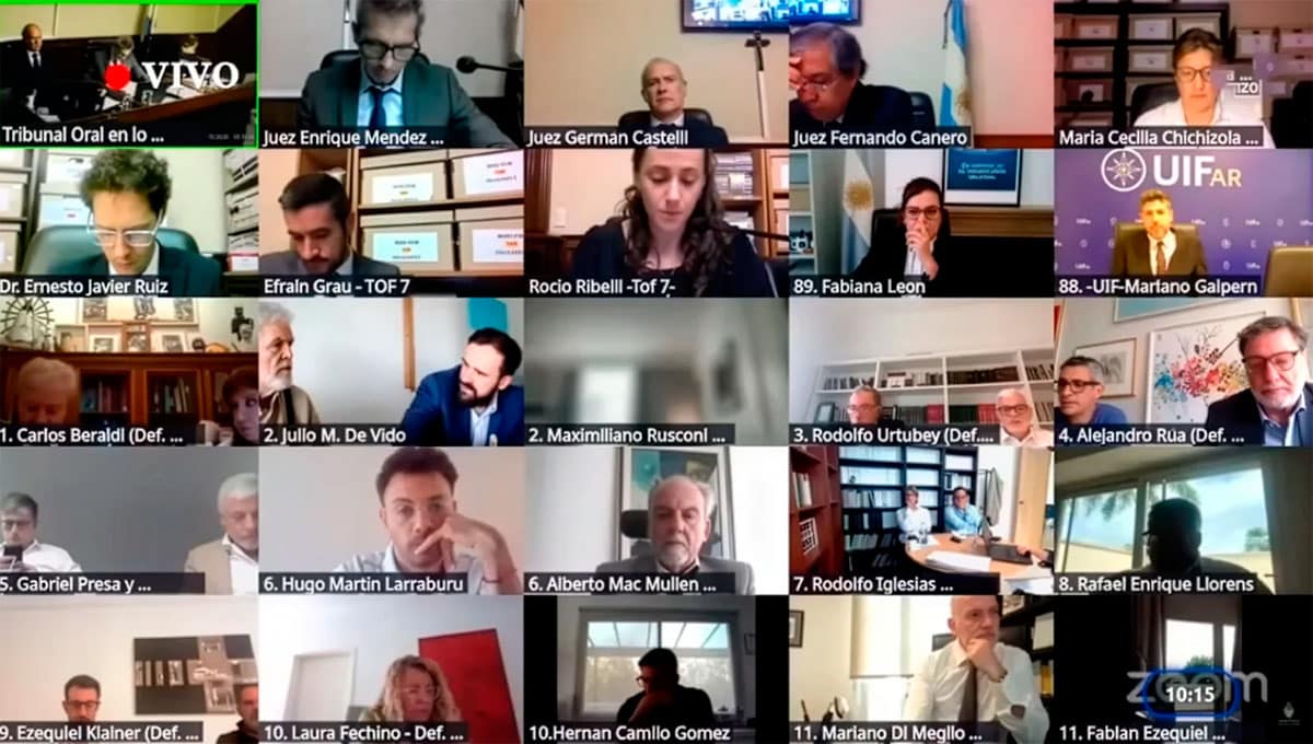 Juicio por la causa Cuadernos